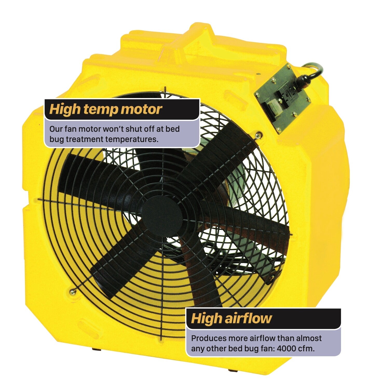 ePro 1400 Electric Bed Bug Heater with 17.5kW Portable Generator
