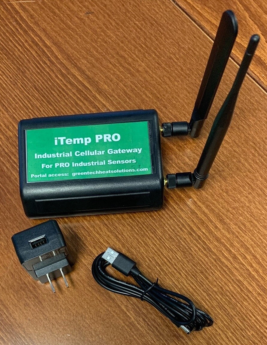iTemp Pro Industrial Wireless Temperature Monitoring (Gateway with 2 sensors)